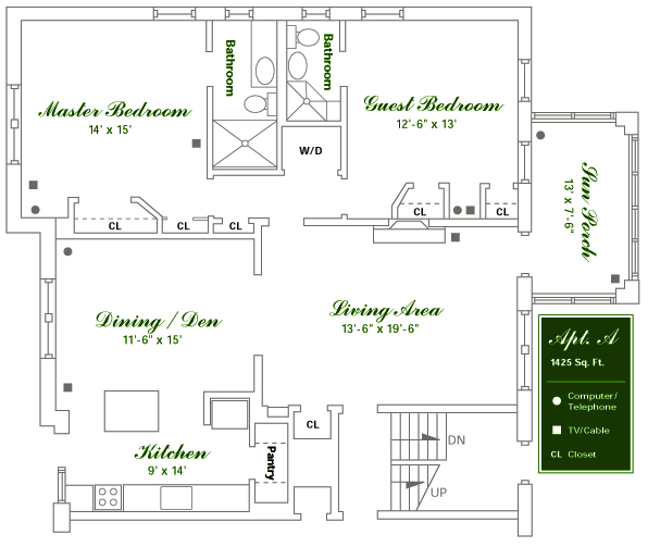 Willowwood Apartments - Floor Plan A